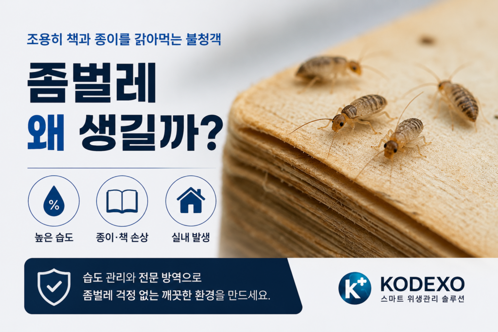 좀벌레 생기는 이유와 습도 관리 및 퇴치 방법